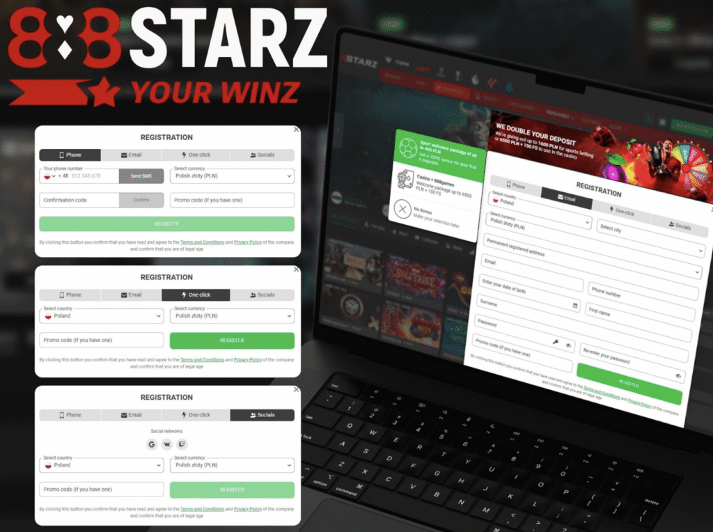 Jak rozpocząć obstawianie w serwisie 888starz w Polsce?